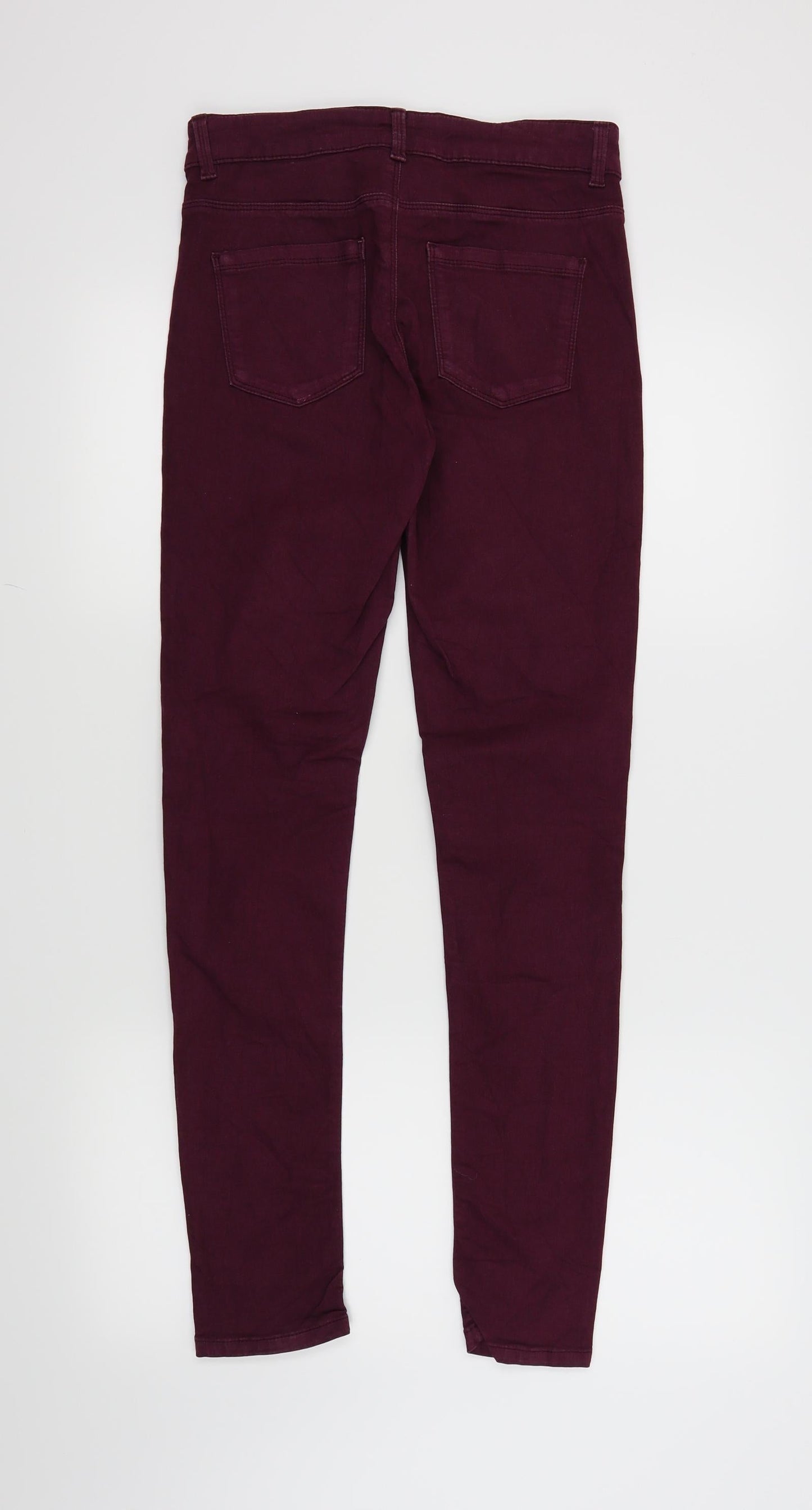 Oasis Womens Purple   Jegging Jeans Size 8 L29 in - Back pockets