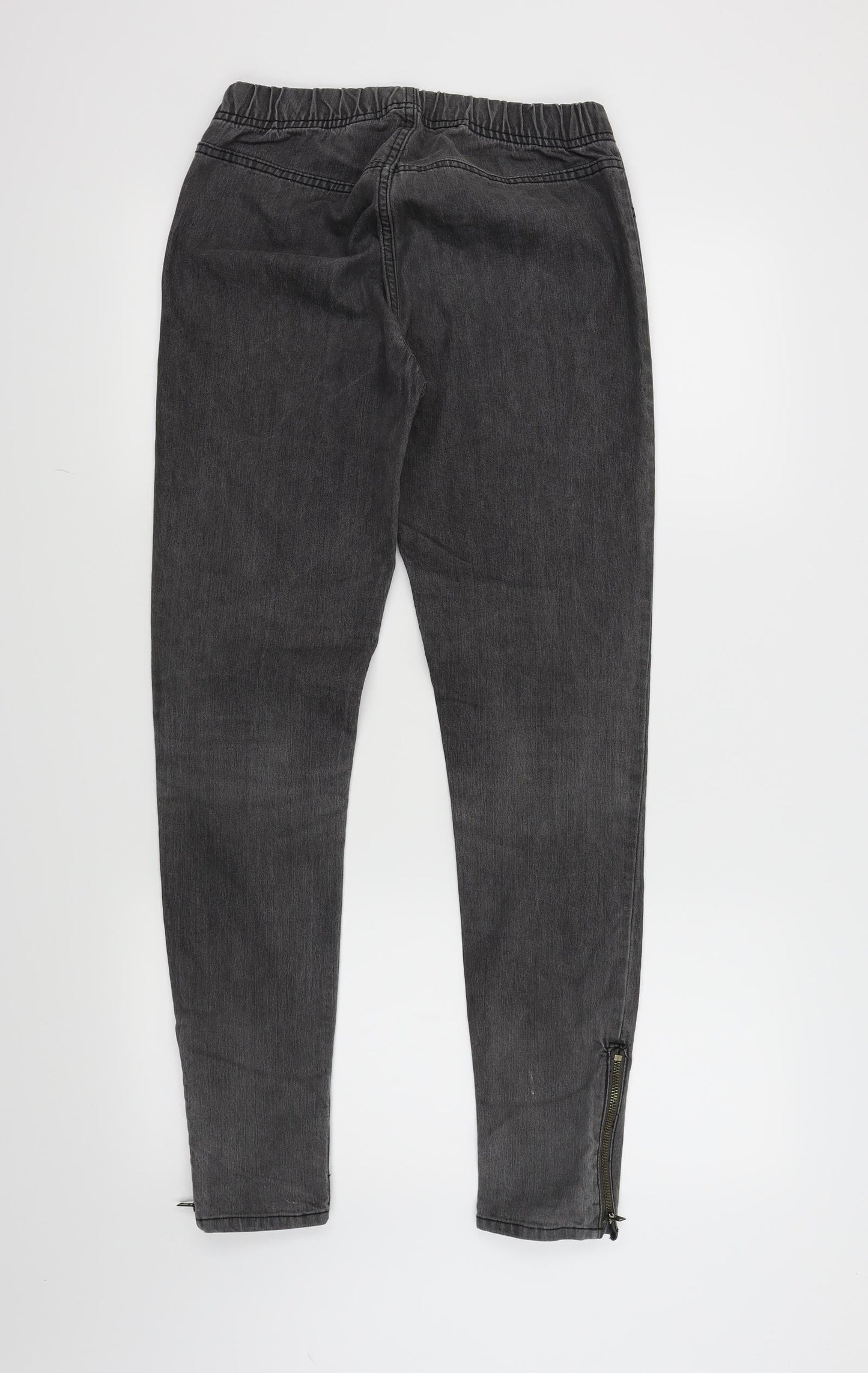 H&M Womens Grey   Skinny Jeans Size 10 L30 in
