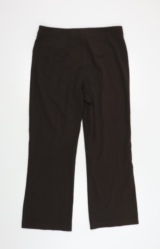 Mia  Womens Brown   Trousers  Size 14 L28 in