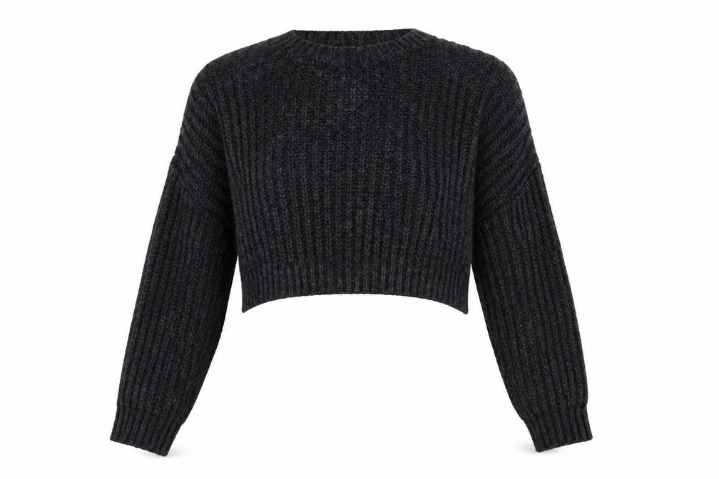 Front view of BDG women’s grey jumper, size XS