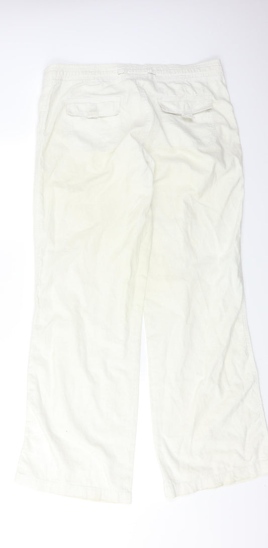 Vintage Casuals Womens Beige   Trousers  Size 14 L31 in
