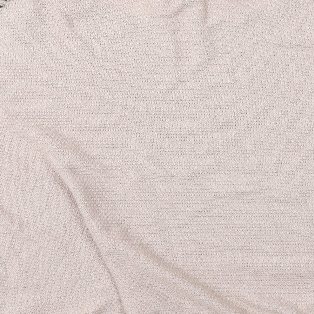 Warehouse Womens Pink   Pullover Jumper Size M  - Studs on sholder