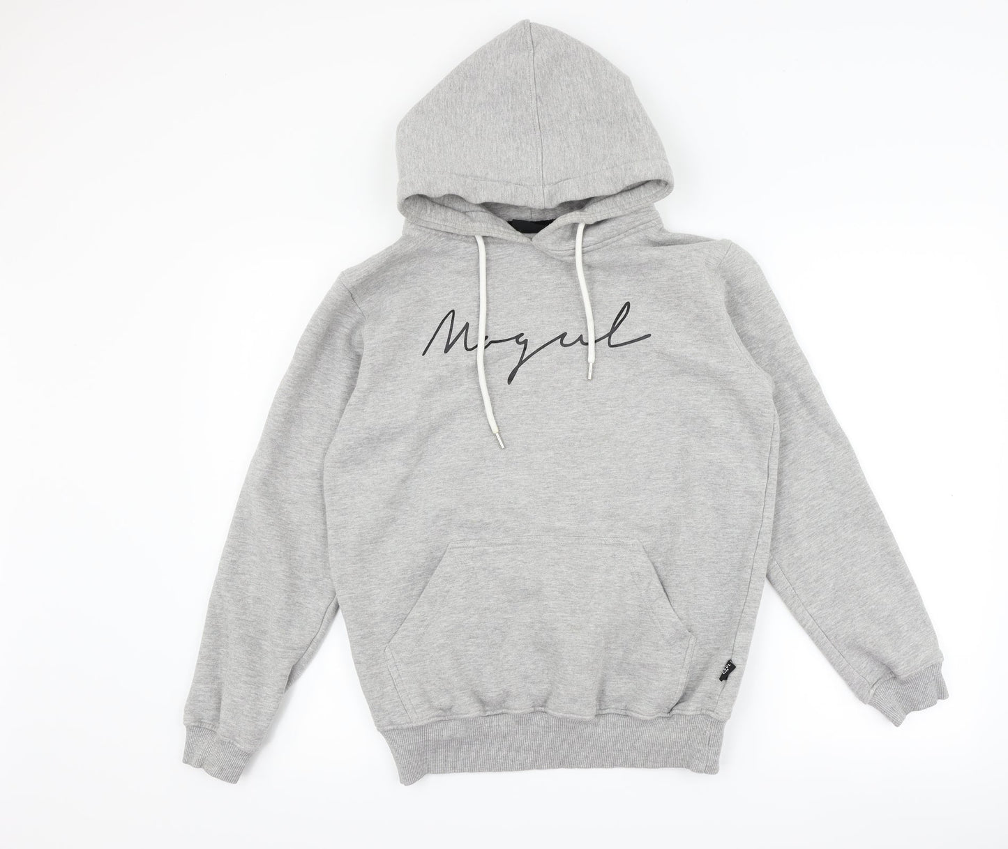 Mogul Mens Grey   Pullover Hoodie Size S
