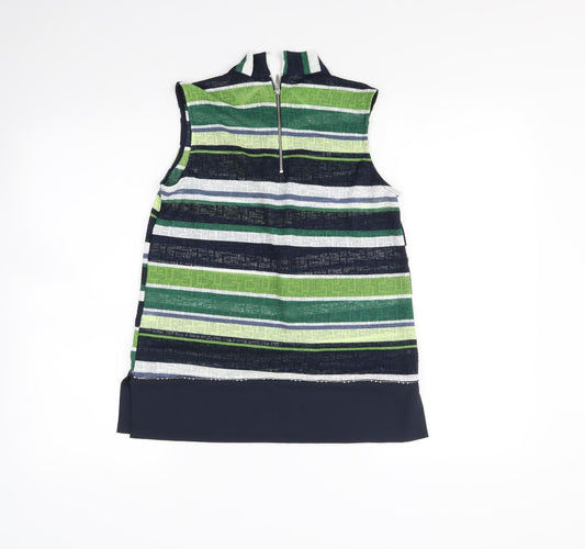 Preworn Womens Multicoloured Striped  Basic Tank Size 8