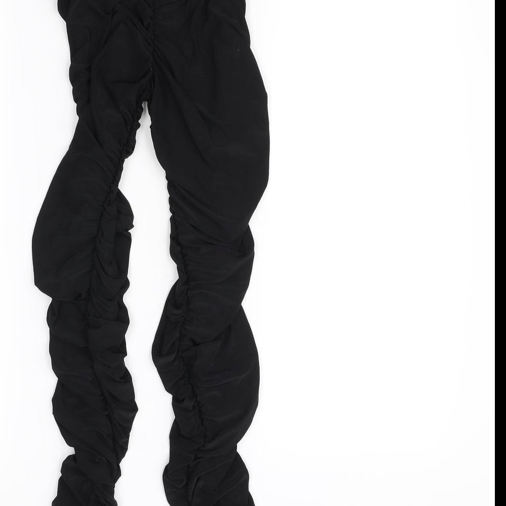 Missguided Womens Black   Jegging Trousers Size 10 L29 in