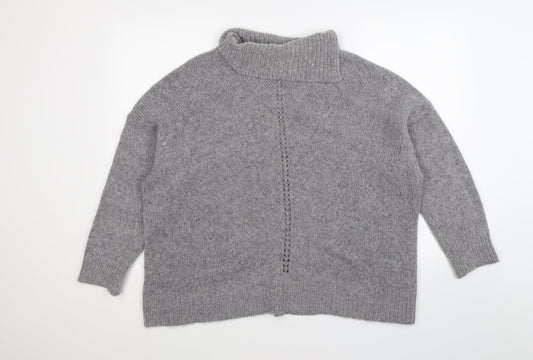 Anthology Womens Grey  Knit Pullover Jumper Size 20