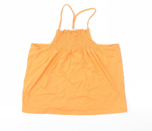 Gap Girls Orange  Jersey Camisole T-Shirt Size 12 Years