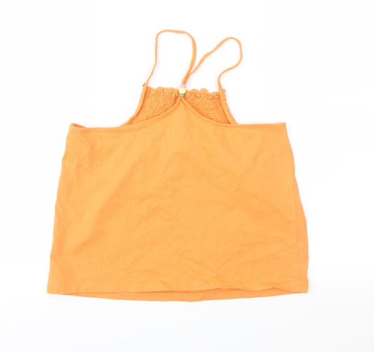 Gap Girls Orange  Jersey Camisole T-Shirt Size 12 Years