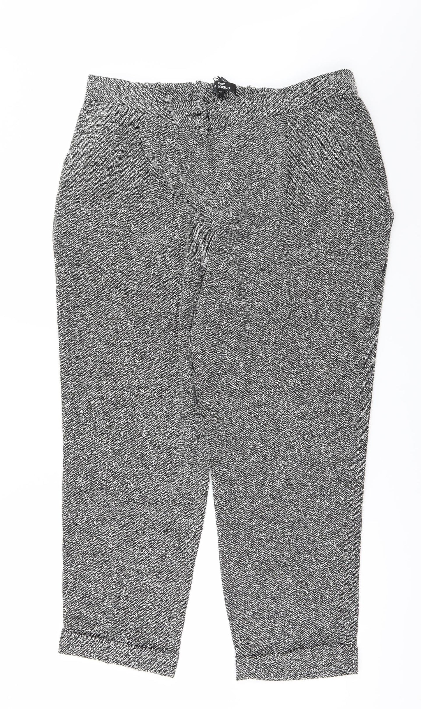 NEXT Womens Grey   Trousers  Size 16 L25 in