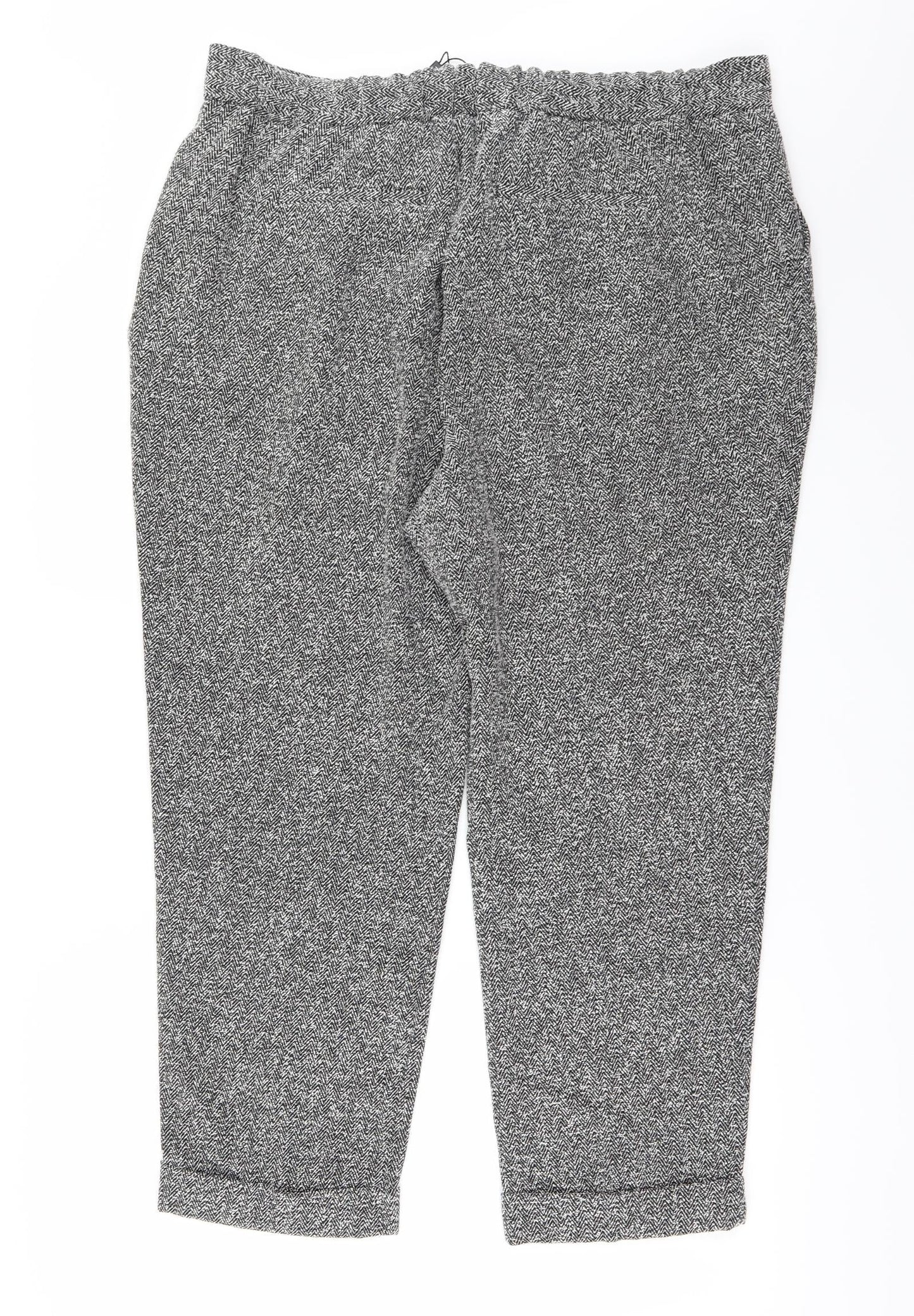NEXT Womens Grey   Trousers  Size 16 L25 in