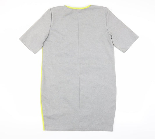 aadel Womens Grey   T-Shirt Dress  Size L