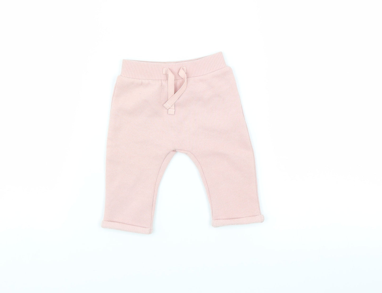 George Girls Pink   Jogger Trousers Size 0-3 Months
