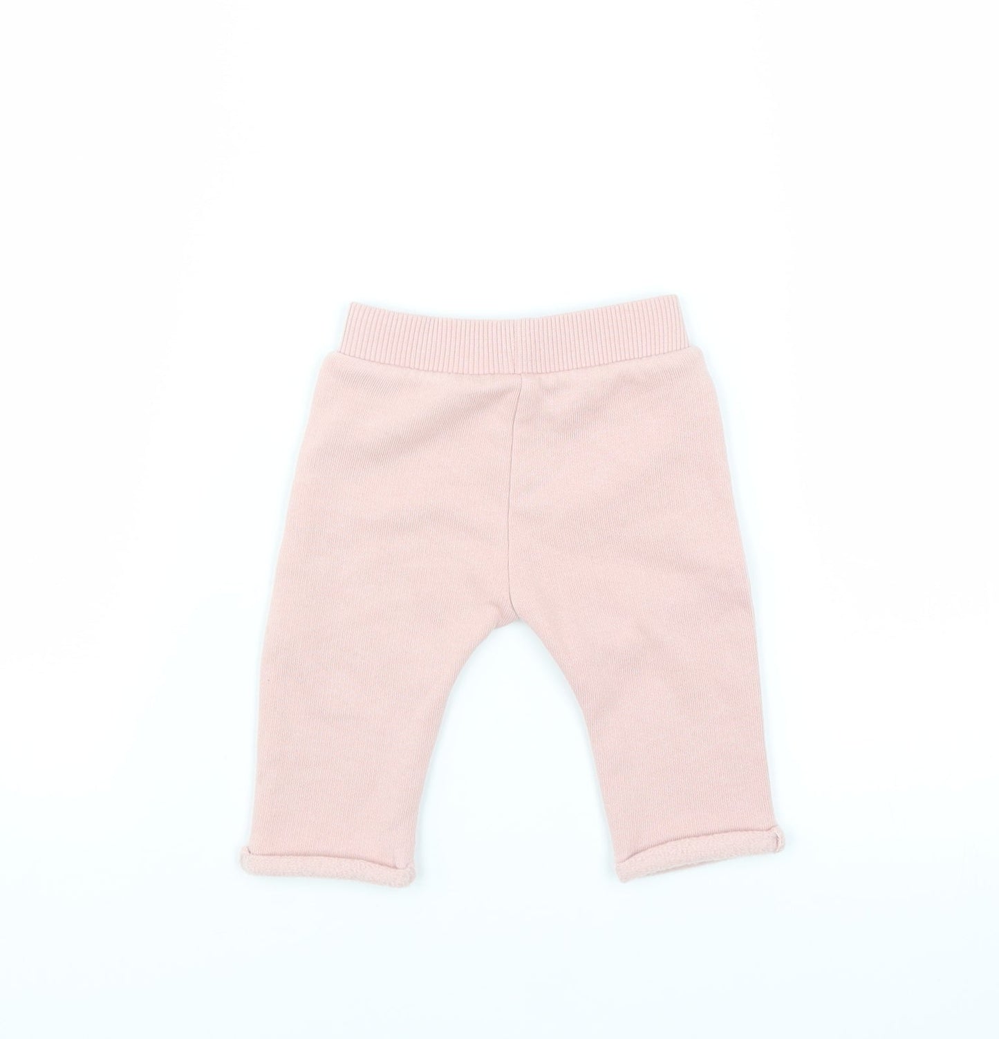 George Girls Pink   Jogger Trousers Size 0-3 Months