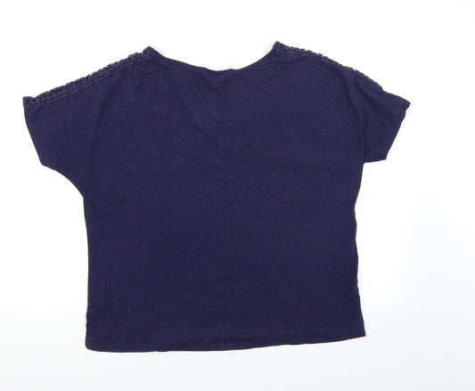 New Look Womens Blue   Basic T-Shirt Size 14