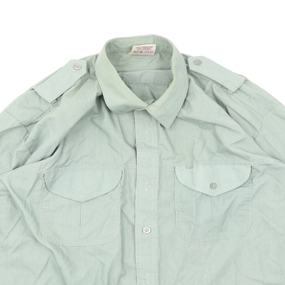 Chums Mens Green    Button-Up Size L
