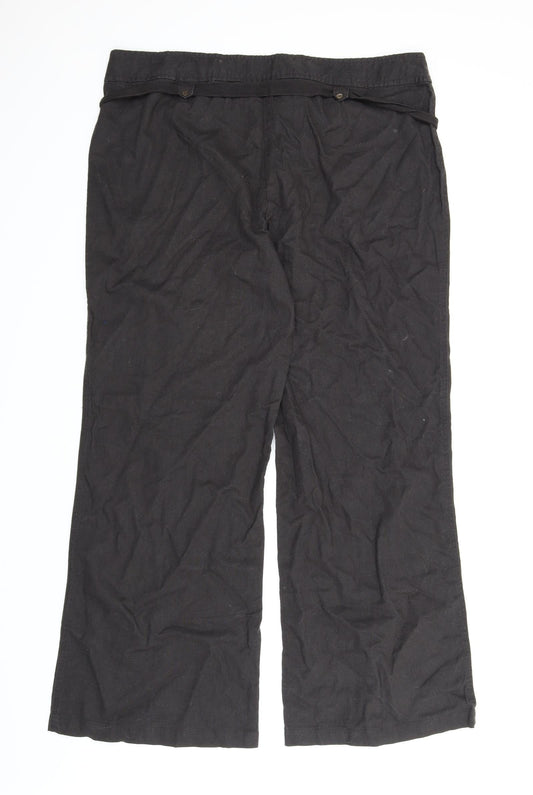 Amara Womens Black   Bloomer Trousers Size 20 L31 in