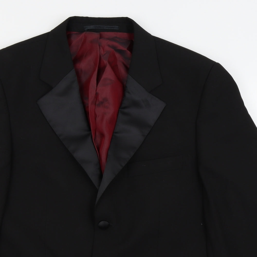 Asda George Mens Black   Jacket Blazer Size 40