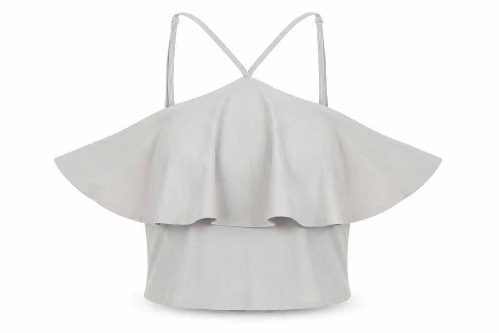 Missguided Womens Grey   Basic Blouse Size 4