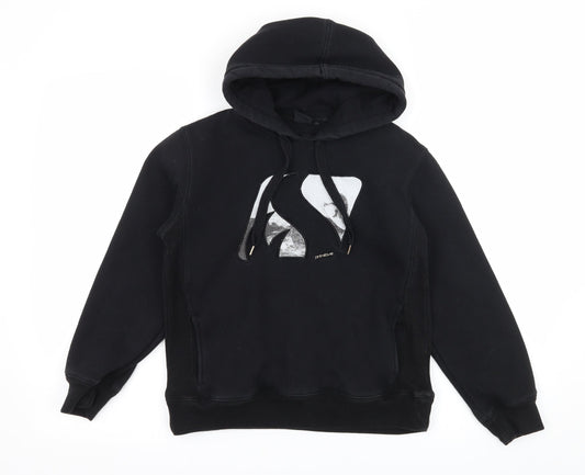 Primitive Apparel Boys Black  Jersey Pullover Hoodie Size 10 Years