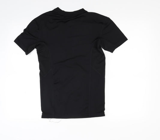 Optivent Womens Black   Basic T-Shirt Size M