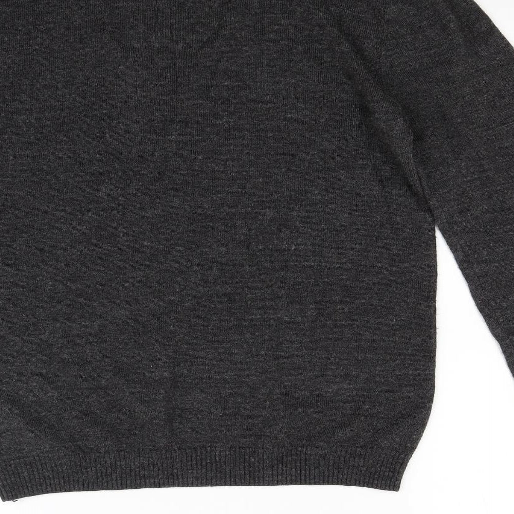 Oasis Womens Grey  Knit Pullover Jumper Size M