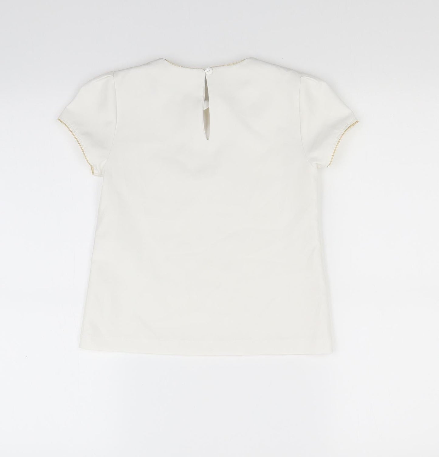 Patachou Girls White   Basic Blouse Size 8 Years