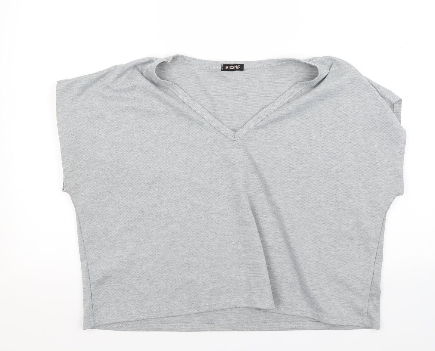 Misspap Womens Grey   Basic T-Shirt Size M