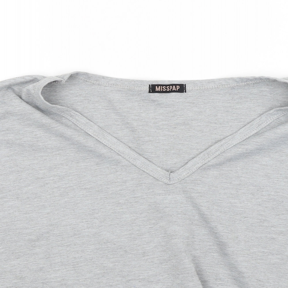 Misspap Womens Grey   Basic T-Shirt Size M