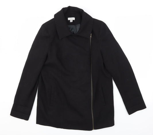 Monsoon Womens Black  Rayon Jacket  Size 10