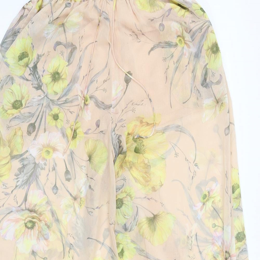 H&M Womens Multicoloured Floral  Bloomer Trousers Size 10
