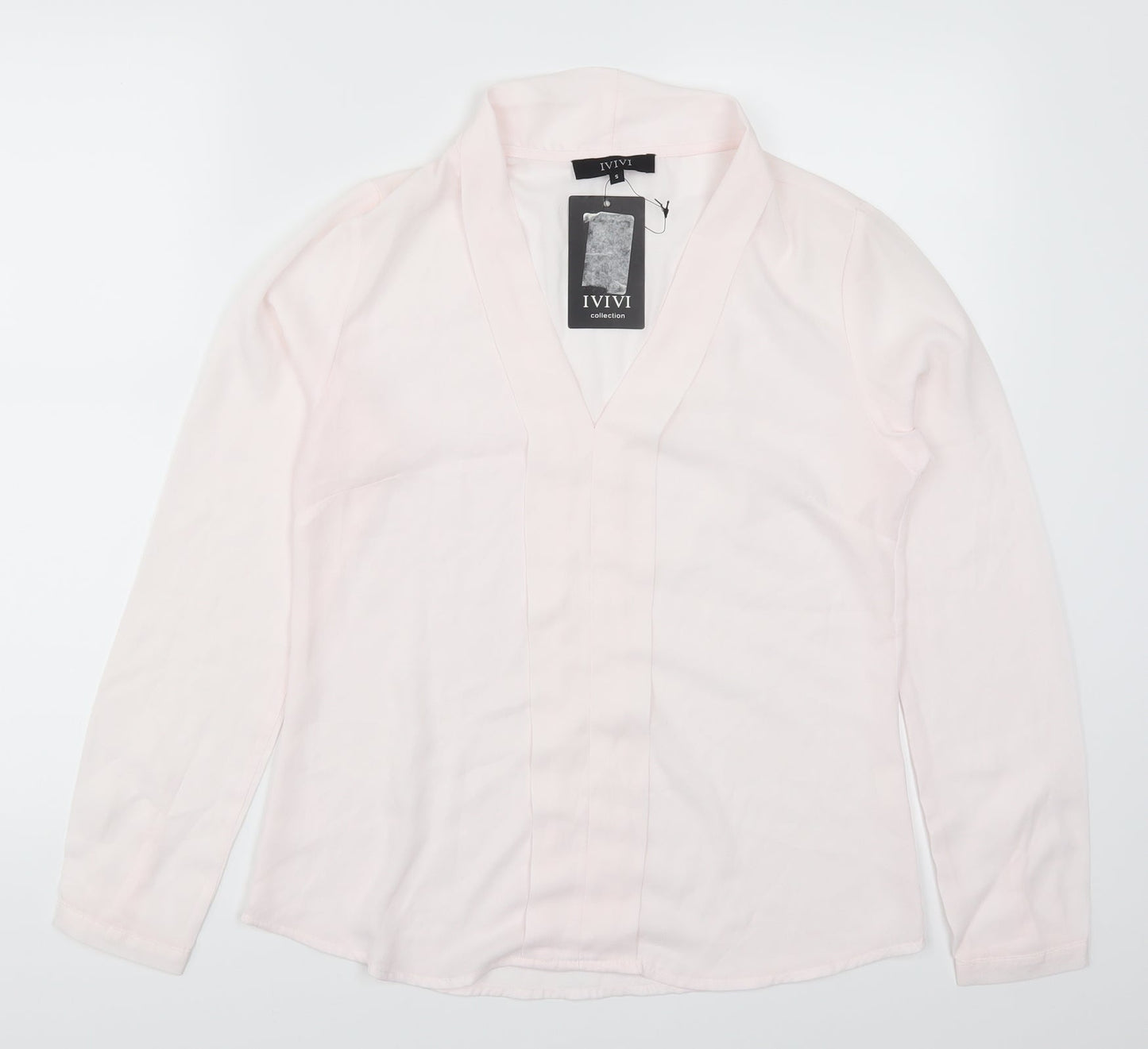 IVIVI Womens Pink   Basic Blouse Size S