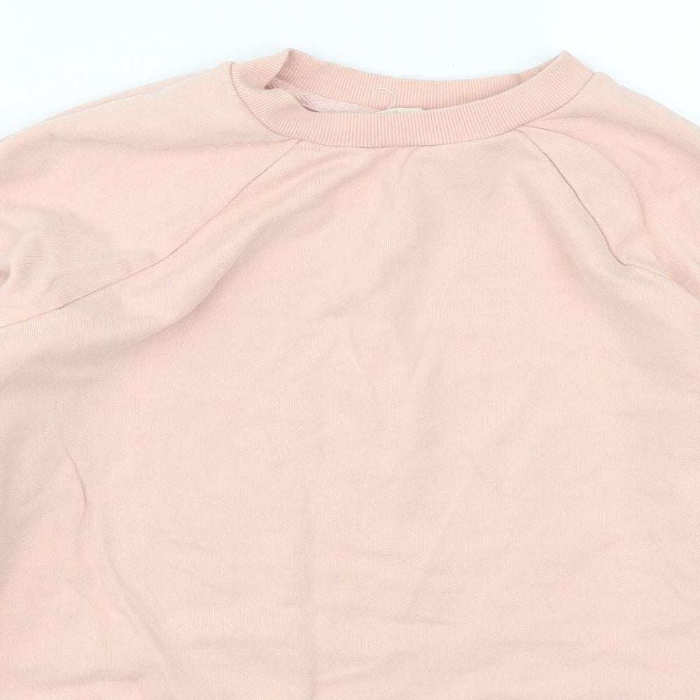 NEXT Womens Pink   Pullover Sweatshirt Size 8  - Twist Front