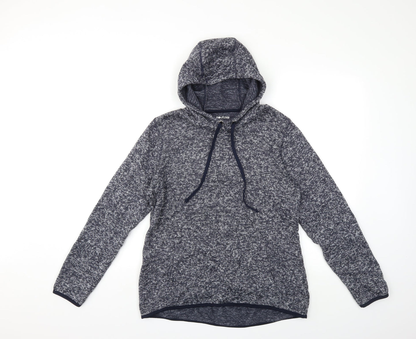 soulex Womens Blue   Pullover Hoodie Size M