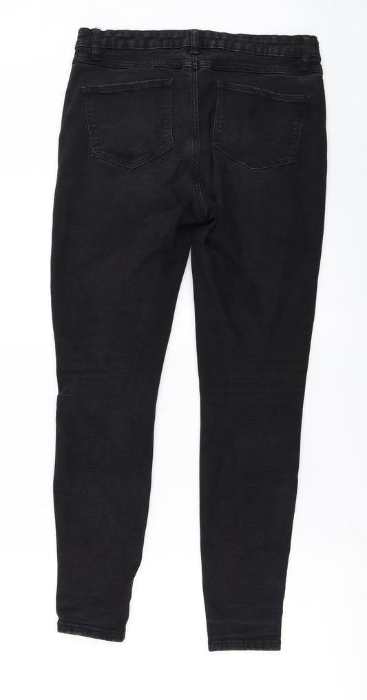 denim co Womens Black   Straight Jeans Size 12 L26 in
