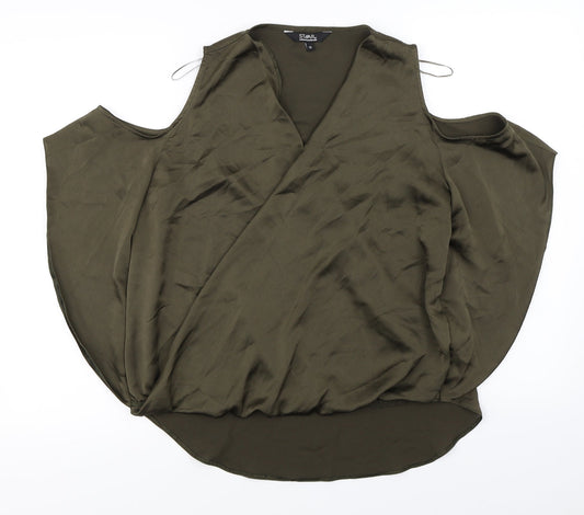 Star Womens Brown   Basic Blouse Size 12
