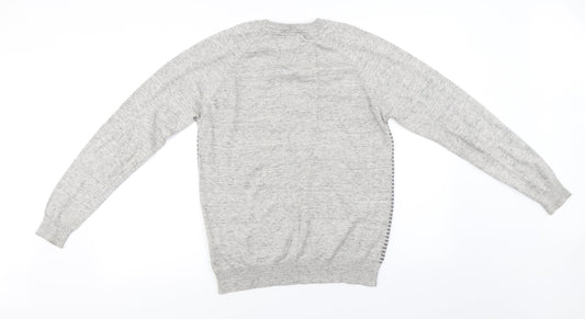Cedar Wood State  Mens Grey   Pullover Jumper Size S