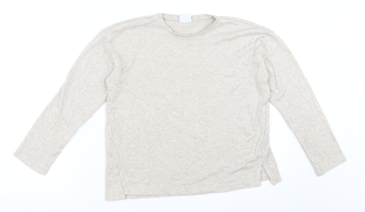 Zara Girls Beige   Pullover Jumper Size 10 Years