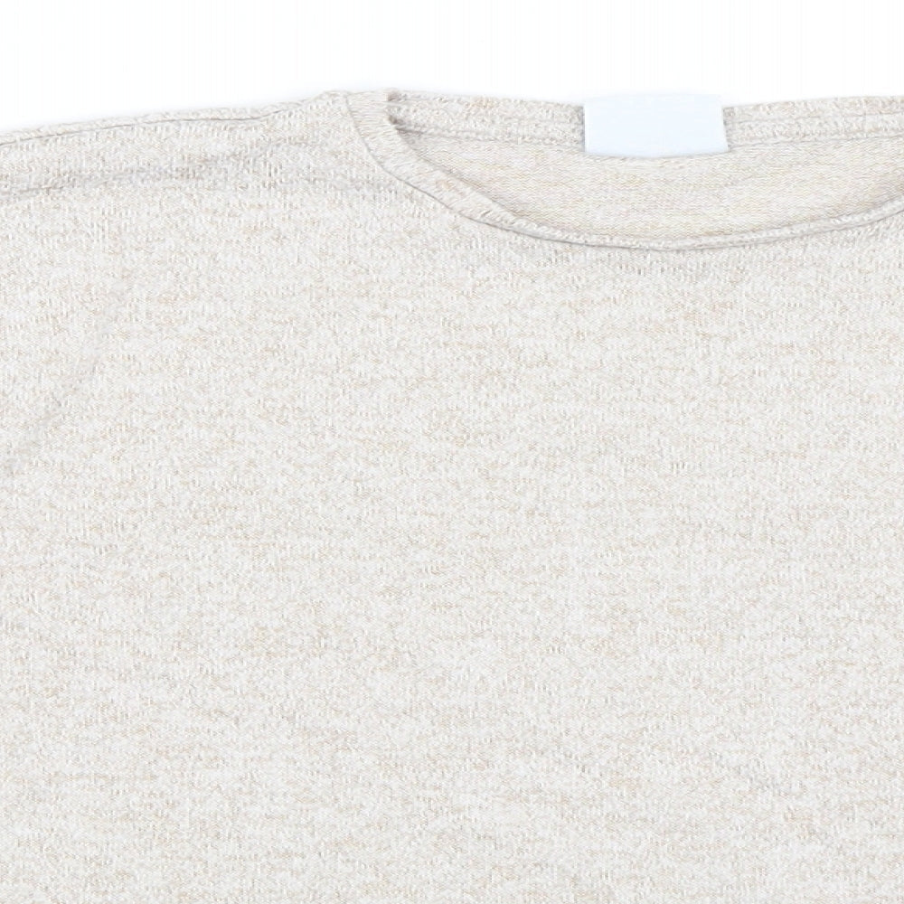 Zara Girls Beige   Pullover Jumper Size 10 Years