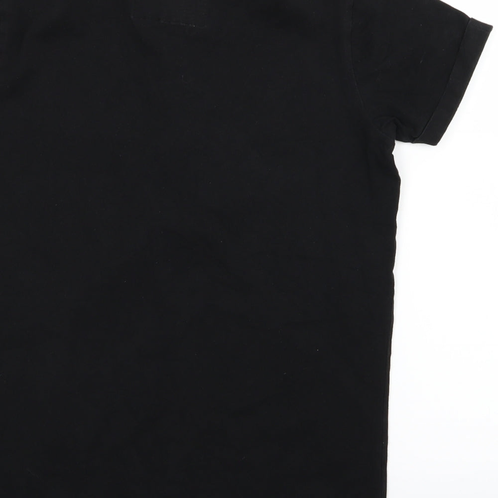Fabregas Mens Black    Polo Size M