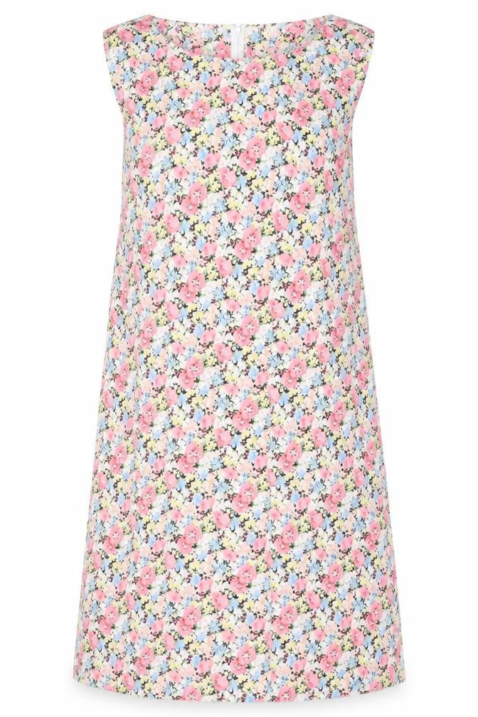 Blue Chameleon Womens Pink Floral  Shirt Dress  Size 14