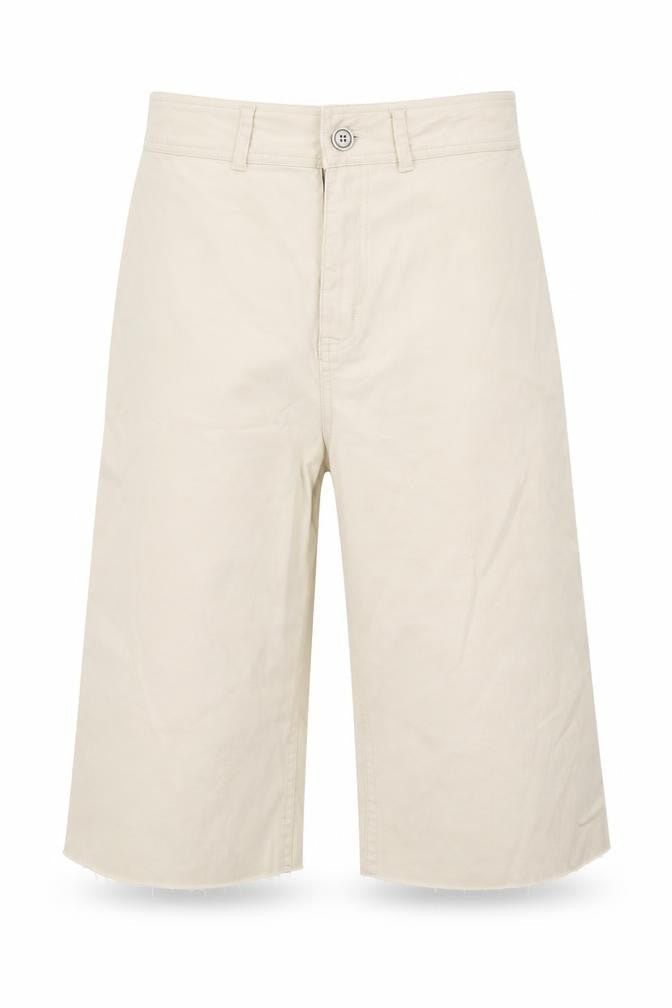 Front view of Denim Co. women’s ivory denim cropped jeans, size UK 12