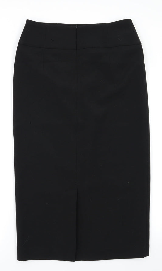 Wallis Womens Black   A-Line Skirt Size 10