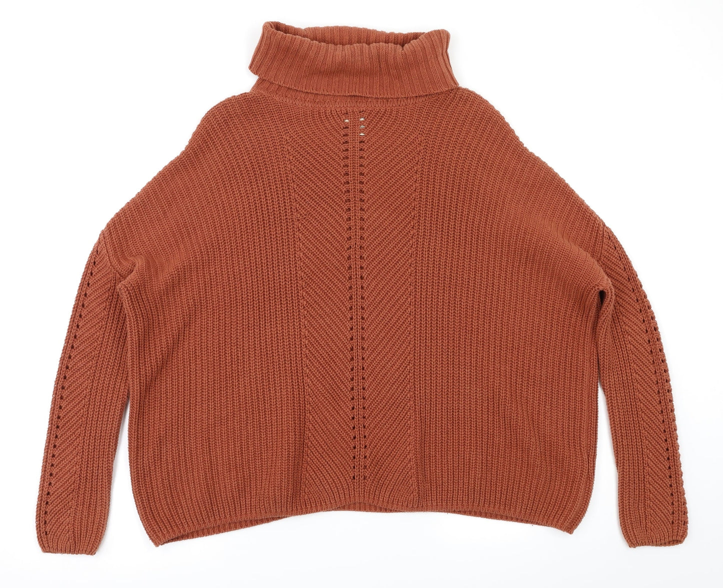 Miss Selfridge Womens Brown   Pullover Jumper Size 6