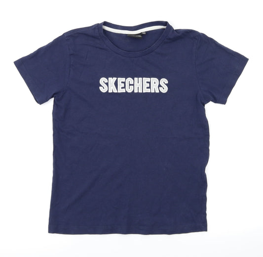Skechers Boys Blue   Basic T-Shirt Size 10-11 Years
