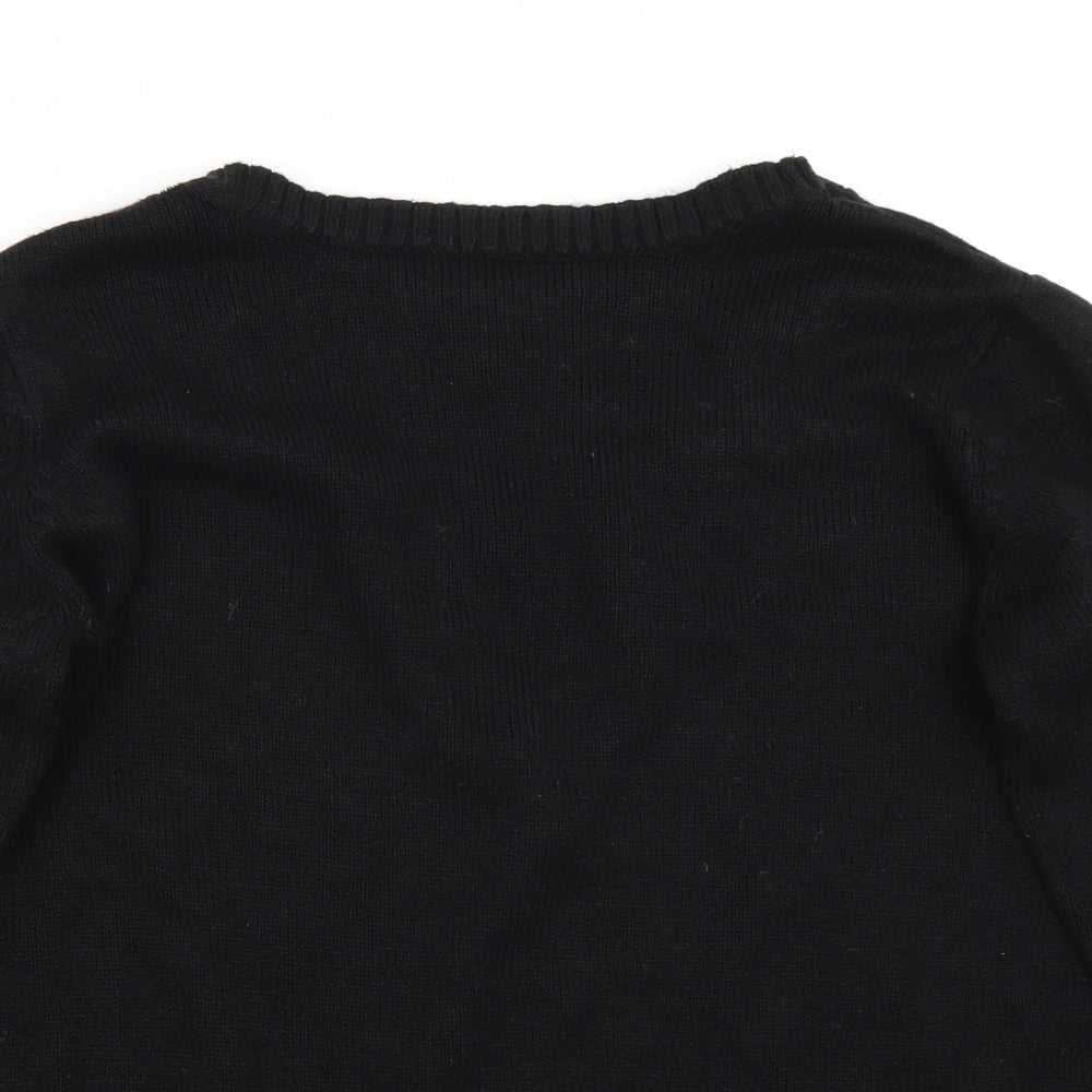 Anthology Womens Black   Pullover Jumper Size M