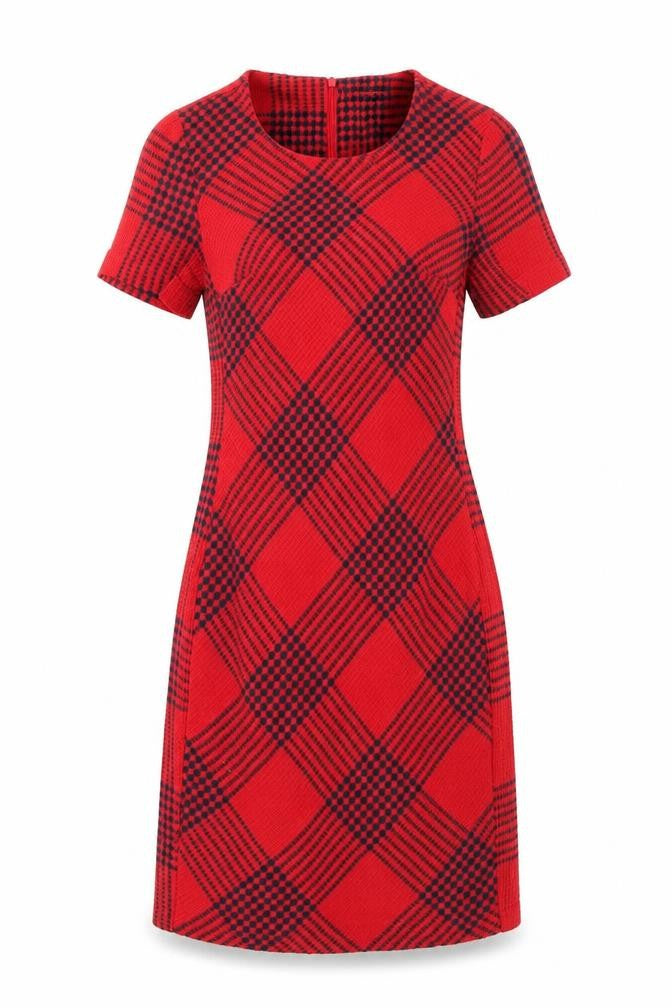 Collection London Womens Red  Rayon A-Line  Size 8