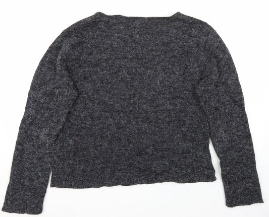 offshoot Womens Grey   Pullover Jumper Size L