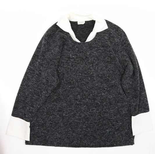 Canada Womens Grey   Pullover Jumper Size L
