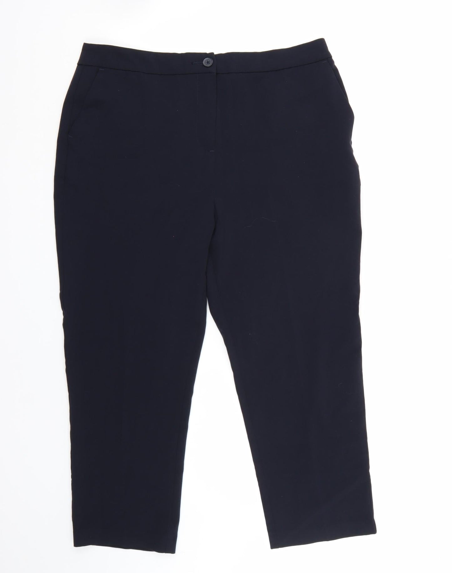 Isle Womens Blue   Trousers  Size 16 L24 in