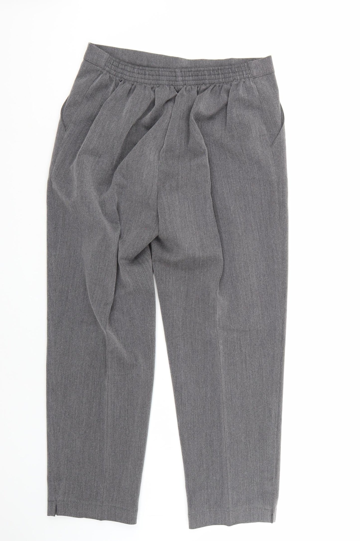 Emma Womens Grey   Trousers  Size 14 L28 in